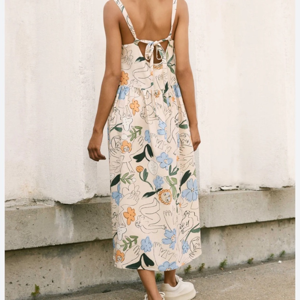 Eve gravel Lilly dress xs Small Flaw Read - Picture 2 of 7